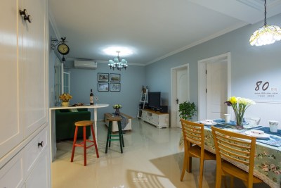 拾色魅蓝 3.8万半包113平地中海优雅的格调